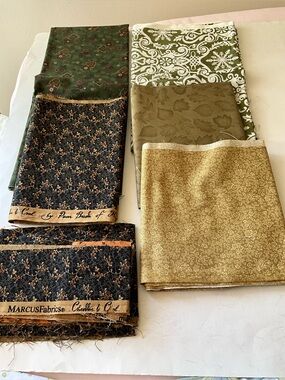 Quilting Sewing Material Lot Moda #30187 Marcus Fabrics #7878#R1765 Greens
